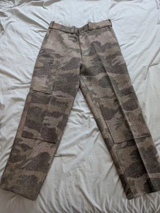 VTG Pendleton / Cabela's 100% Wool Camo Pants, made in USA, Size 38 - Picture 1 of 3