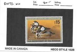 Federal Duck Hunting Stamp, Sc # RW72, MNH (64398) - Picture 1 of 1