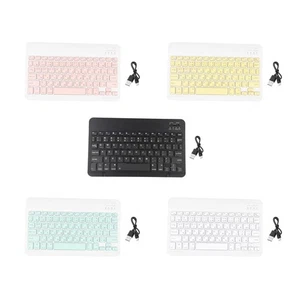 Slim Multi-Device Bluetooth 5.1 Keyboard Japanese Keycaps Full Size Stable - Picture 1 of 29