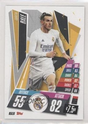 2020-21 Topps Match Attax UCL Real Madrid Gareth Bale #REA16 - Image 1 of 2