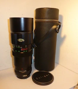 SOLIGOR 75-260mm F4.5 AUTO-ZOOM LENS for NIKON F, HEAVYWEIGHT OLD SCHOOL LENS - Picture 1 of 9