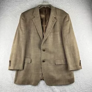 Brooks Brothers Herringbone Seide Leinen Wolle Sportmantel Herren 44 braun Blazer Italien - Bild 1 von 10