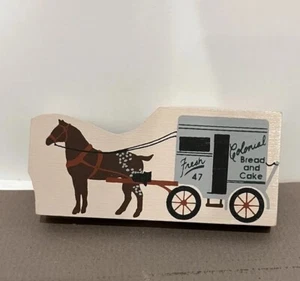 Cat's Meow COLONIAL BREAD AND CAKE WAGON Horse Accessory New - Picture 1 of 2