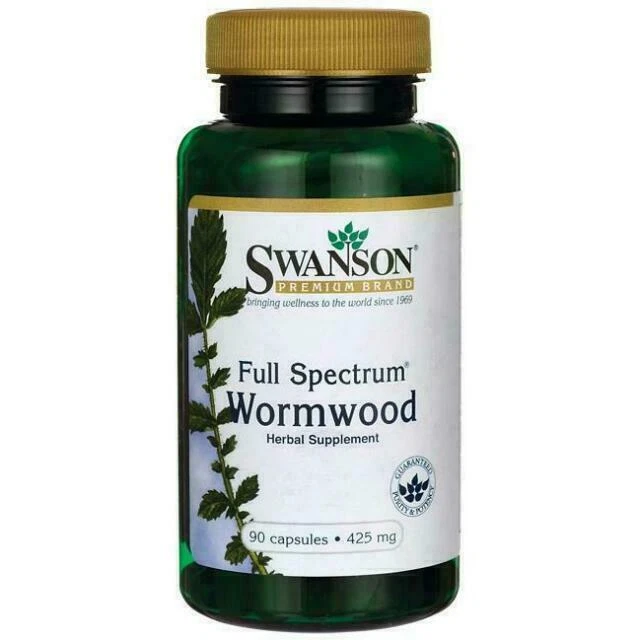 Swanson Full Spectrum Wormwood 425mg - 90 Capsules