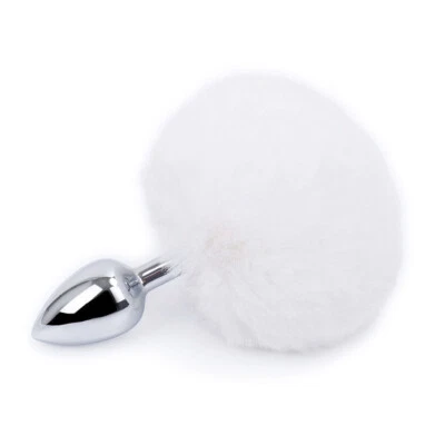 Bunny Tail Butt Plug Rabbit Anal Plug Small Cosplay Fantasy Furry Sex Toy Women - Image 1 of 4