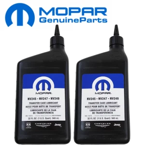 2X OE MOPAR TRANSFER CASE LUBRICANT NV245 NV247 NV249 FOR JEEP CHRYSLER DODGE - Picture 1 of 1