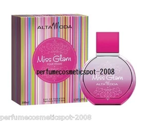 NEU IM KARTON MISS GLAM POUR FEMME ALTA MODA FÜR DAMEN 3,3 OZ 100 ML EAU DE TOILETTE SPRAY - Bild 1 von 1