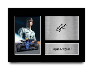 Logan Sargeant Williams Gift Idea Framed Photo Prints for Fans of F1 Formula 1 - Picture 1 of 17
