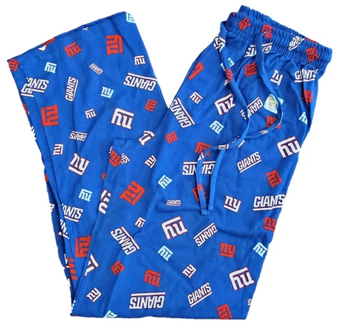 VF New York Giants Men's Blue Bootleg Pajama Pants Cover