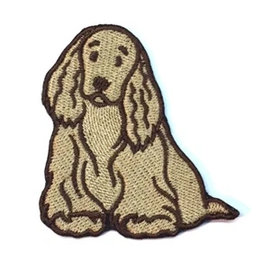 Cocker Spaniel Iron On Embroidered Patch - Picture 1 of 1