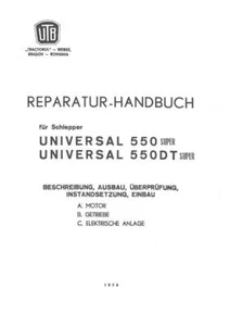 301250 Riparazione Universale Romania UTB U 550 U550 Super - Foto 1 di 4