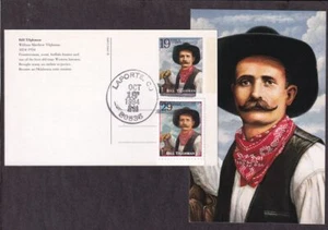 1994 Legends of the West Sc UX195 FDC UO Laporte CO 2869r Bull Tilghman - Picture 1 of 1