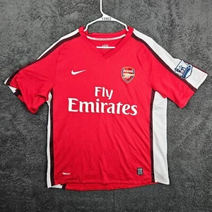Camiseta deportiva de fútbol local Nike Arsenal 2008-2009 #11 V. Persie para hombre talla mediana roja - Imagen 1 de 14