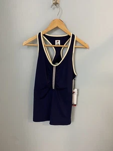 Fila Heritage Women's Tennis Tank Size Medium Navy Blue UPF 50+ - Picture 1 of 4