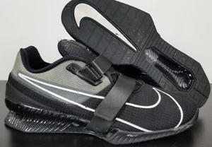 ZAPATOS DE LEVANTAMIENTO DE PESAS NIKE ROMALEOS 4 NEGROS GRISES PARA HOMBRE RAROS CD3463-010 (TALLA 15) - Imagen 1 de 15