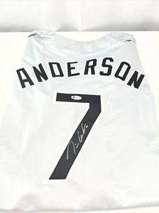 Tim Anderson Signed Baseball Jersey Beckett Witnessed COA sticker ONLY - Picture 1 of 6