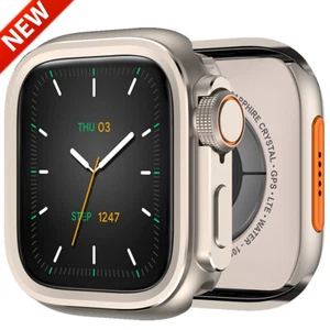 PC + Metall Hülle für Apple Watch Ultra2 10 46mm Bumper Case Cover Kratzfest - Bild 1 von 11
