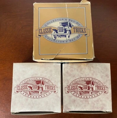 Juego de 4 artículos en caja de camiones clásicos para coleccionistas Foto 1 de 4