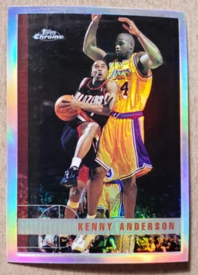 1997-98 Topps cromo refractor Kenny Anderson con Shaquille O'Neal #62 Foto 1 de 2