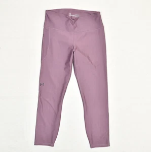Under Armour Women's Skinny Legging Polyester Purple Size L Compression Heatgear - Picture 1 of 8