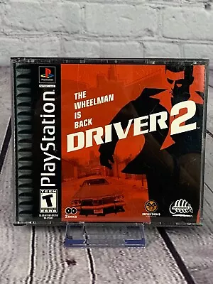 Driver 2 (Playstation, 2000) Case & Discs Only  - Image 1 of 4
