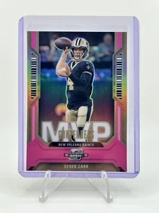 2023 Panini Contenders Optic DEREK CARR MVP Contenders #MVP-21 Pink /75 Saints - Picture 1 of 2