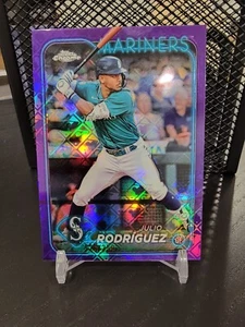 2024 Topps Chrome Logofractor Julio Rodriguez /250 *print Line* - Picture 1 of 2