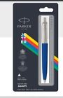 PARKER JOTTER STANDARD BALL PEN WITH STAINLESS STEEL TRIM BLUE BODY
