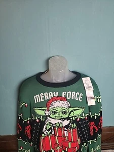 Disney Star Wars Baby Yoda Ugly Christmas Sweater Men's Size Medium M Acrylic  - Picture 1 of 11