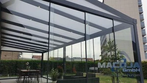 Glasschiebewand Glasschiebetür 231 bis 250 cm hoch 2-gleisig SAMOAglide - Bild 1 von 5