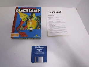 BLACK LAMP FOR AMIGA COMMODORE GAME BY RAINBIRD FIREBIRD TESTED AND WORKING - Picture 1 of 13