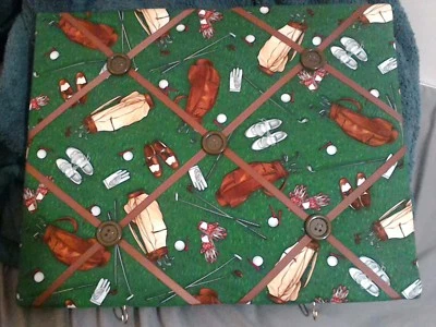 Golf Themed Memory Board with Hooks - Image 1 of 2