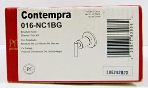 Pfister 016-NC1 Contempra Gold Single Handle 3 or 6 Functions Diverter - Picture 1 of 5