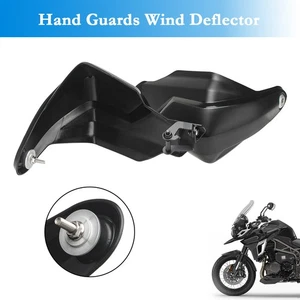 Protector de mano deflector de viento delantero negro para Triumph Tiger 800 XCA - Imagen 1 de 15