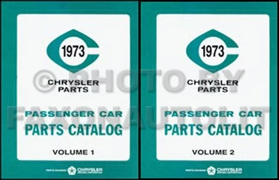 1973 Chrysler Dodge Plymouth Illustrated Parts Book 73 Master MoPar Catalog - Image 1 of 4