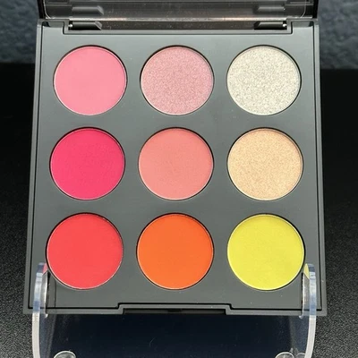 Morphe 9H Hot For Hue Artistry Eyeshadow Palette 9 Shades New Without Box - Image 1 of 3