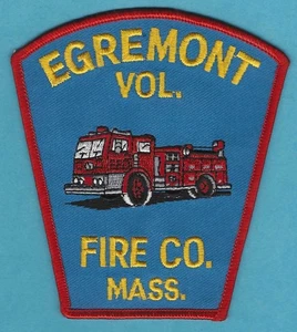 EGREMONT MASSACHUSETTS FIRE RESCUE PATCH - Picture 1 of 1