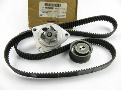GM 55352000 Belt Tensioner Water Pump Idler Pulley Set 97-01 Cadillac Catera 3.0 - Image 1 of 4