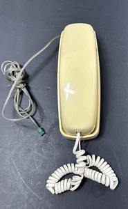 Vintage AT&T Trimline 210 Slimline Touch Tone Phone Beige Desk/Wall Mount - Picture 1 of 6