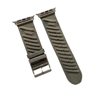 Correa de reloj de nailon de 49 mm para Apple Watch Hermes Ultra 1/2 gris titanio nueva - Imagen 1 de 9