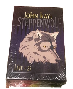 Live at 25 Silver Anniversary by John Kay & Steppenwolf Cassette Set 1995 - Picture 1 of 3