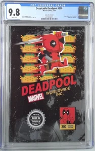 DESPICABLE DEADPOOL 300 CGC 9.8 8-BIT MARIO BROS NINTENDO HOMAGE VARIANT (SLA... - Picture 1 of 1
