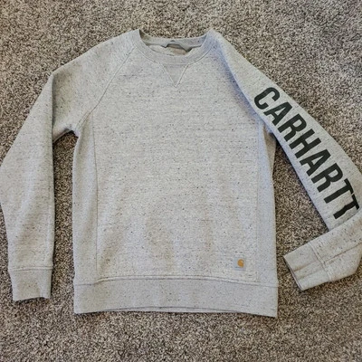 Sudadera Carhartt Mujer Pequeña Gris Pullover Aire Libre Trabajo Relajada Informal  Foto 1 de 4