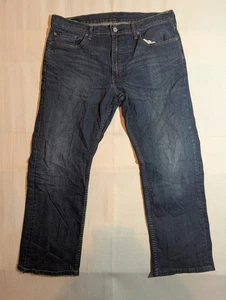 Pantalones de mezclilla Levi's 559 para hombre 36x30 relajados pierna recta tiro medio bolsillos azul - Imagen 1 de 11