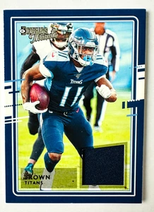 Donruss Threads A.J. 2020 Maglia Marrone Card Titani Stella! - Foto 1 di 3