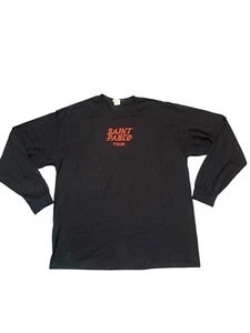 Camiseta manga larga Saint Pablo Tour 2016 “General Admission” XL negra Kanye West - Imagen 1 de 14