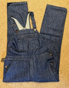 NWOT Patagonia Overalls Steel Forge Denim Organic Cotton, Blue, XS, M - Picture 1 of 7