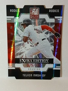 Donruss Elite 2009 edición extra troquelado rojo estado 075/100 Telvin NASH - Imagen 1 de 2
