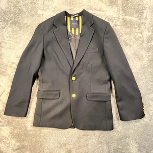 Nautica Navy Blazer Boys 12 Blue Sports Jacket Pockets Buttons Easter Holiday - Picture 1 of 11