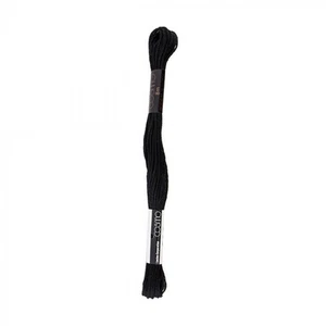 Cosmo Cotton - Embroidery Floss 8m Skein - Black Thread - Picture 1 of 1